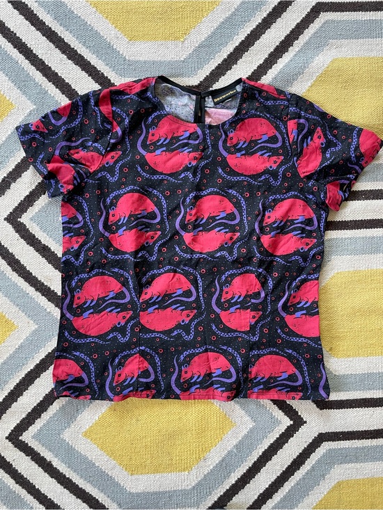 Nooworks Tops - Nooworks rat print shirt
